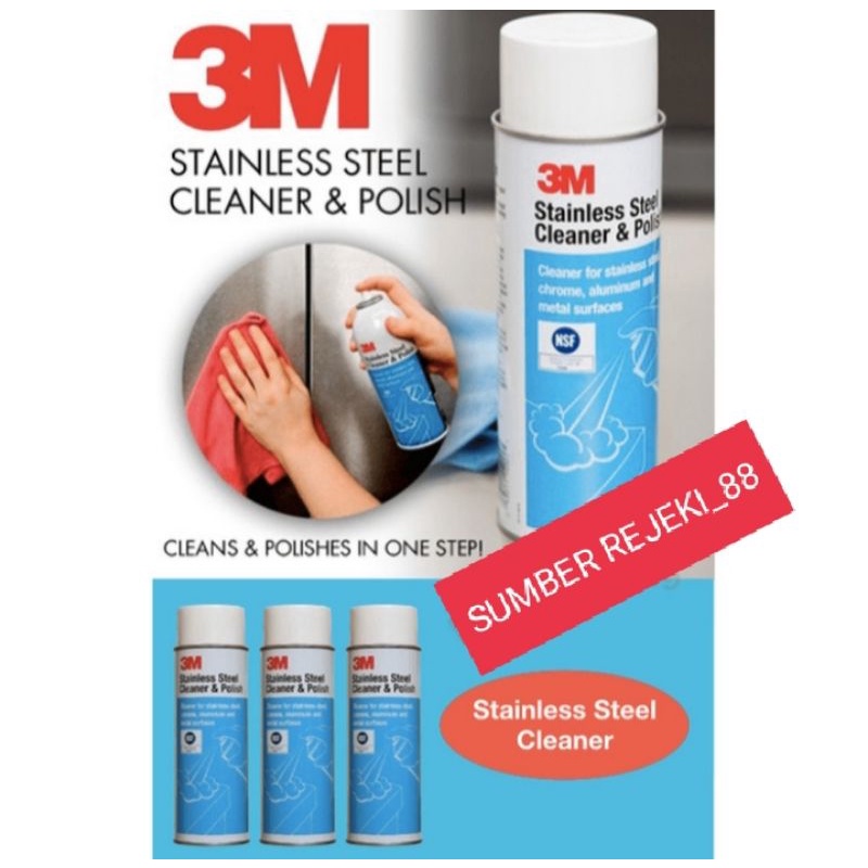 3M stainless Cairan Pembersih Stenlis Cairan Pembersih