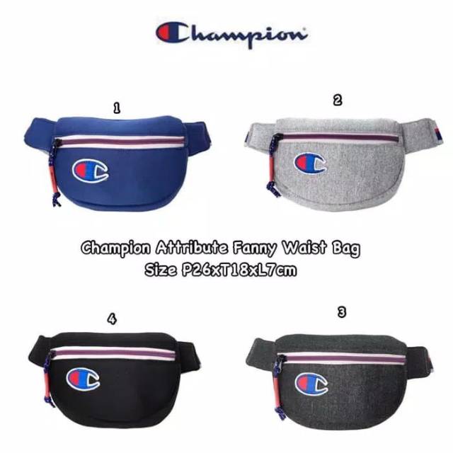 champion attribute waist bag