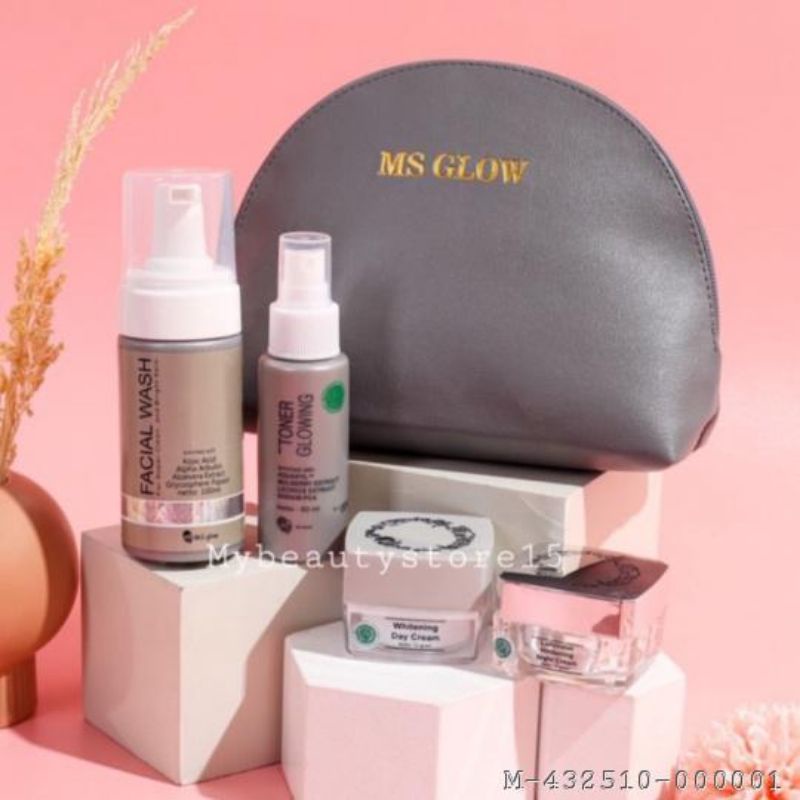 PAKET LUMINIOUS MS GLOW FREE POUCH TOTEBAG VHEU-041(Silakan menghubungi saya untuk keterangan produk