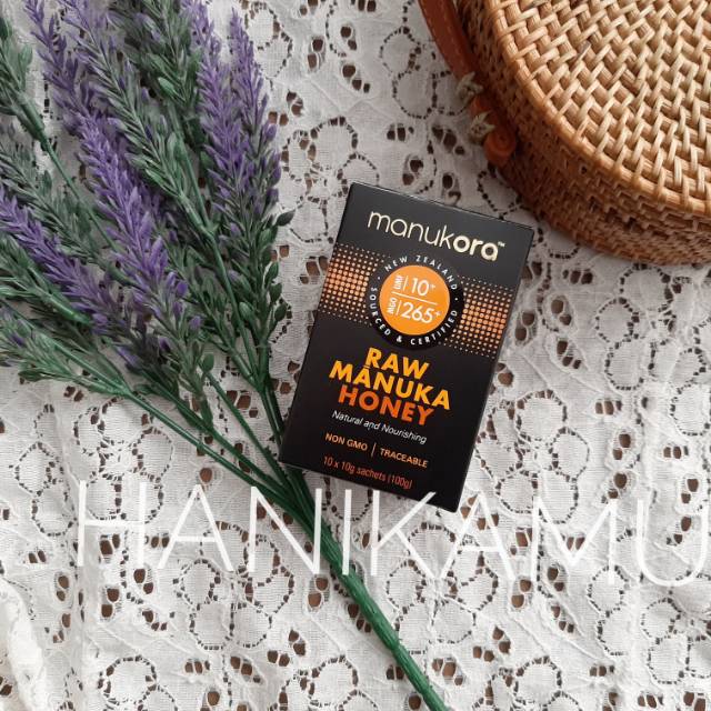 Travel Pack Madu Manuka Honey Sachet Manukora UMF 10+ (10x10 gr)