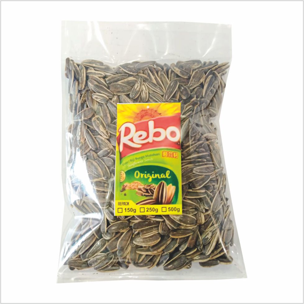 Jual Kuaci Rebo Kiloan 500gr Murah Kuaci Bunga Matahari Kwaci Rebo