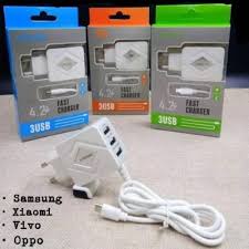 CHARGER BRANDED 4 USB 5IN1