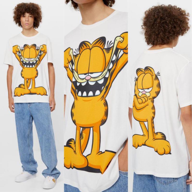 bershka MANDALORIAN/Garfield T-shirt