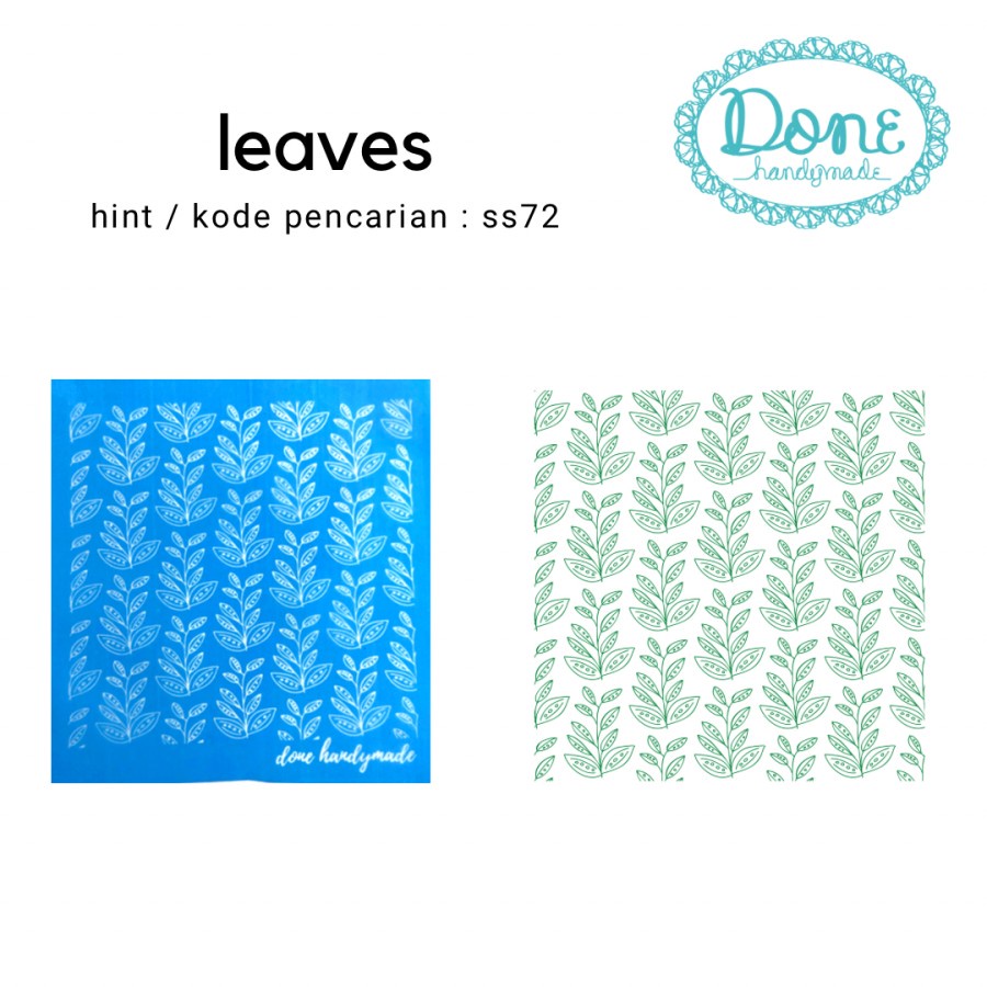 silk screen texture motif clay scrapbooking stencil variasi ss72