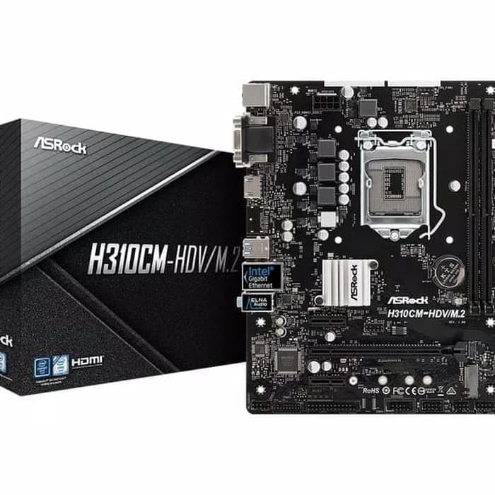 MOTHERBOARD ASROCK-CHIPSET INTEL H310CM HDV SOCKET 1151