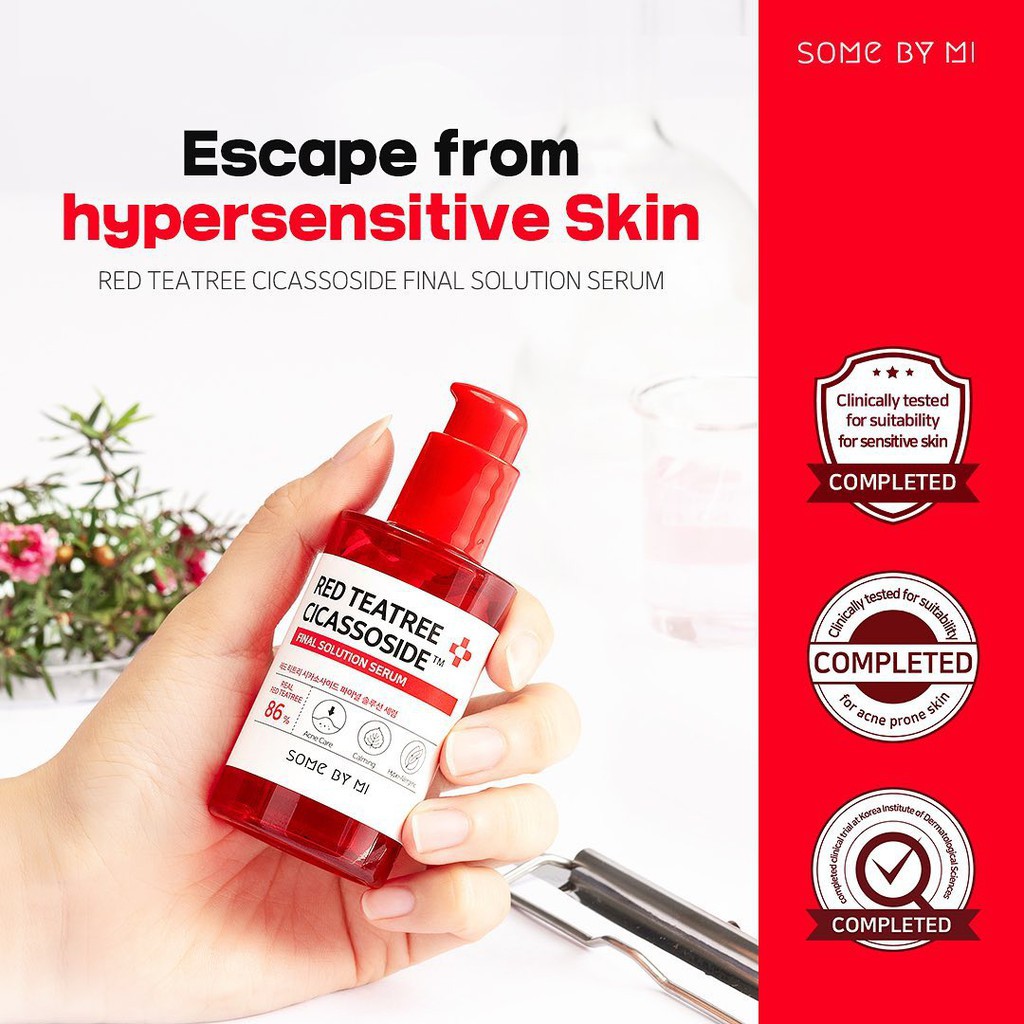 [PROMO SPESIAL] SOME BY MI RED TEATREE CICASSOSIDE FINAL SOLUTION SERUM 50ml 100% ORI KOREA SOMEBYMI