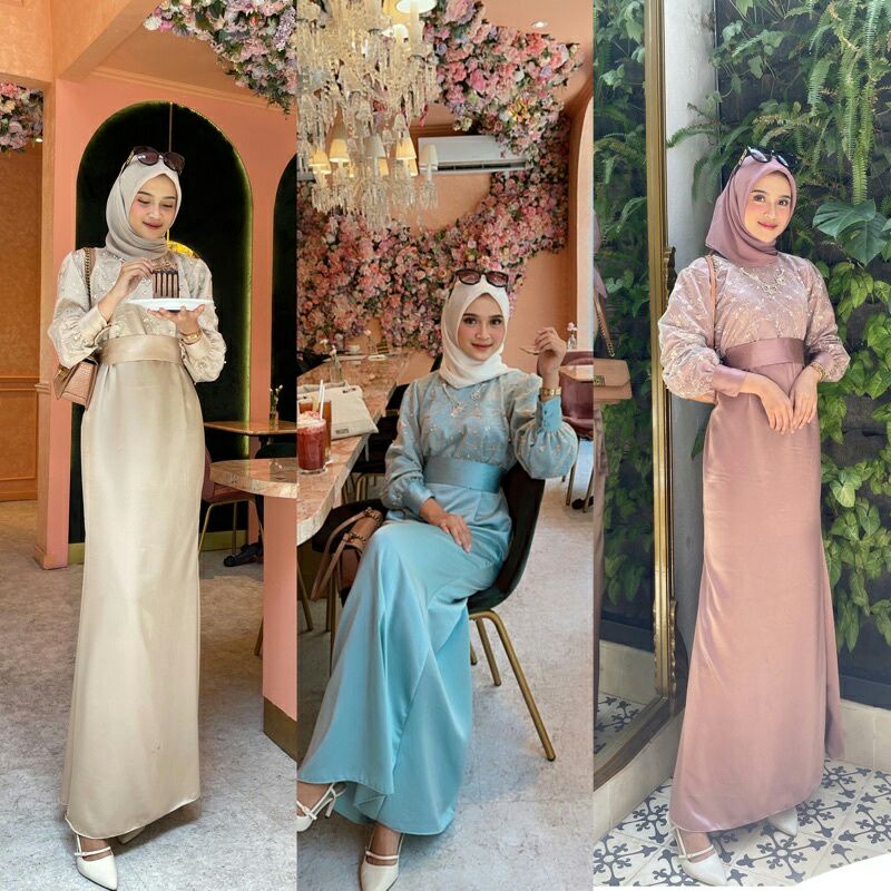 LONG DRESS SILK TULLE PREMIUM