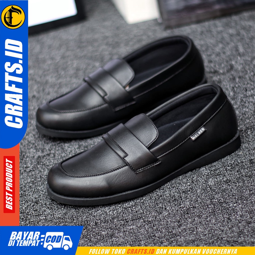 CRAFTS Mitsui - Sepatu Formal Pantofel Kerja Slop Casual Pria