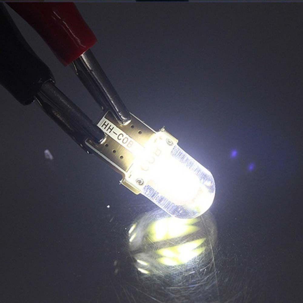 Lanfy Lampu LED COB Mobil Universal Super Terang 4lampu Sein SMD T10 DC 12V