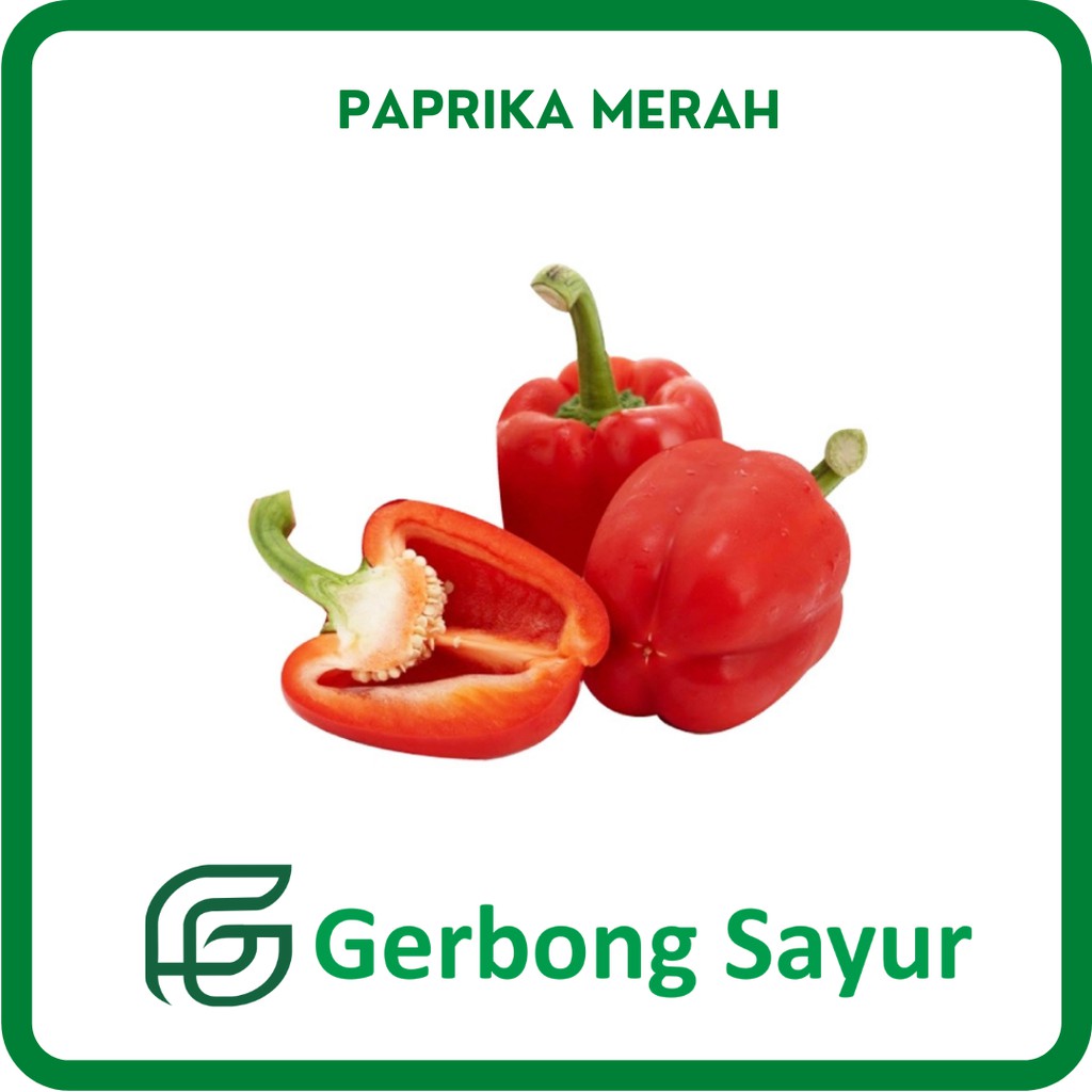 

Sayur Paprika Merah Segar - 500g