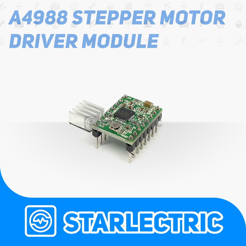 A4988 Bipolar 4-wire Stepper Motor Driver CNC with Heatsink