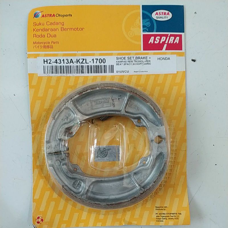 Kampas Rem Belakang Vario Beat Scopy Aspira