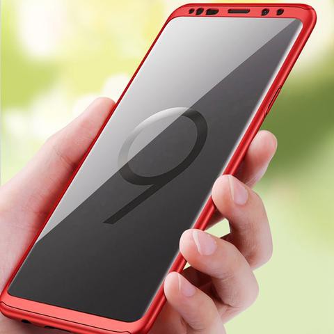 case 360 s7 edge S8 S8 plus S9 Note 8 full body Free Anti Gores