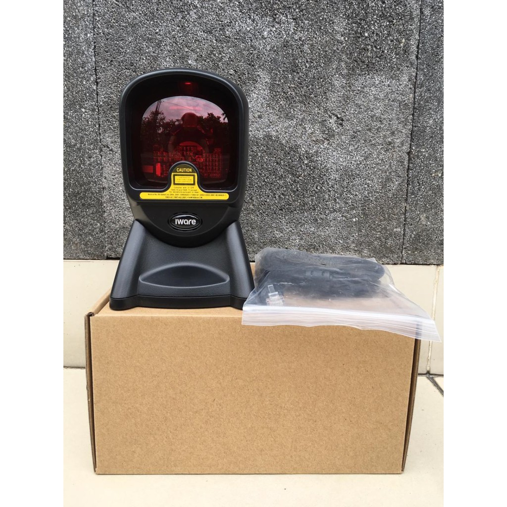 OMNI BARCODE SCANNER DUDUK 1D AUTO SCAN LASER JARING USB EP2200