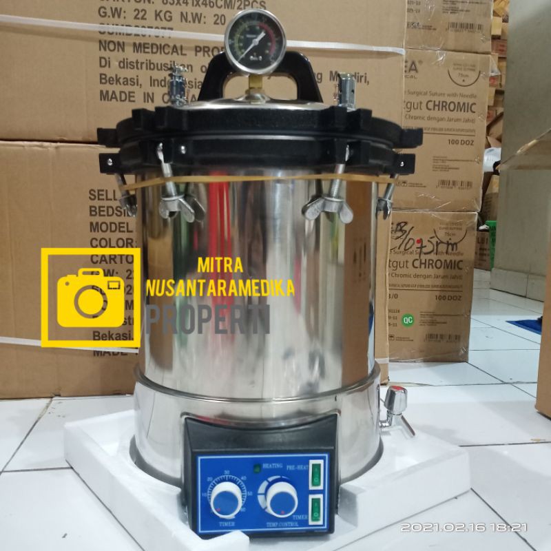 Autoclave Gea 18 Liter Dengan Timer