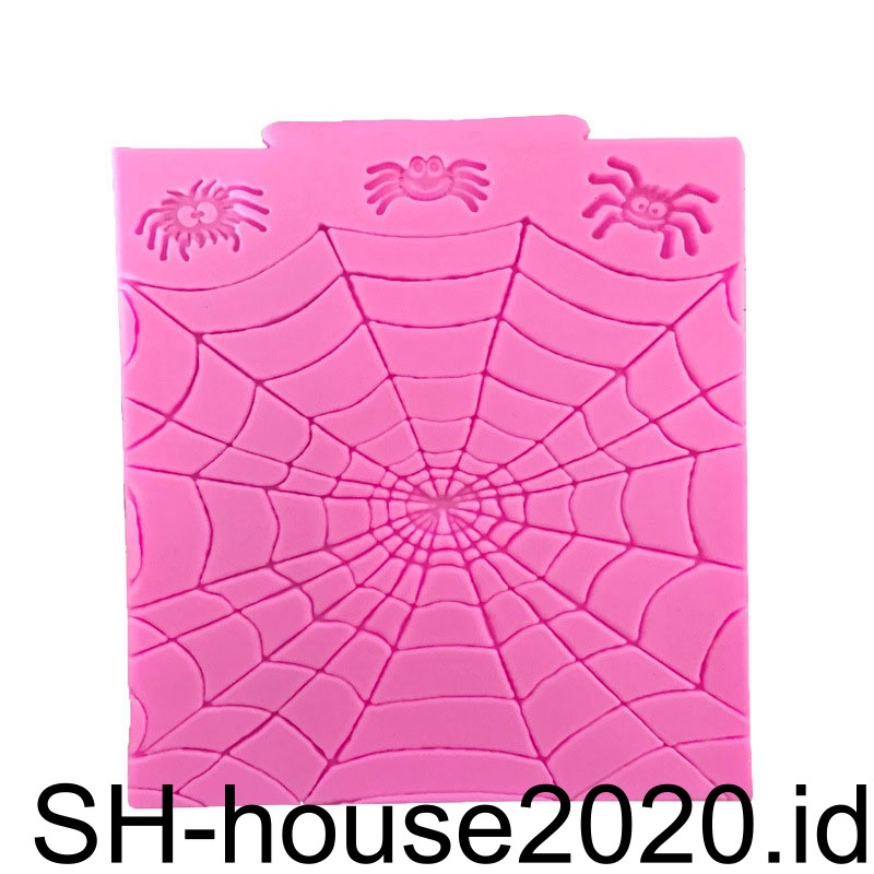 (house2020) 7pcs Cetakan Kue / Coklat / Fondant Bentuk Labu Halloween Bahan Silikon Anti Lengket Tahan Panas DIY