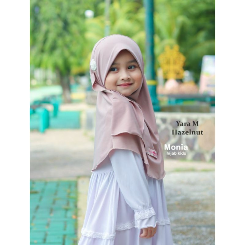 Yara Hijab by Monia Hijab Kids  Hazelnut MLXL | Best Seller Monia Hijab Kids