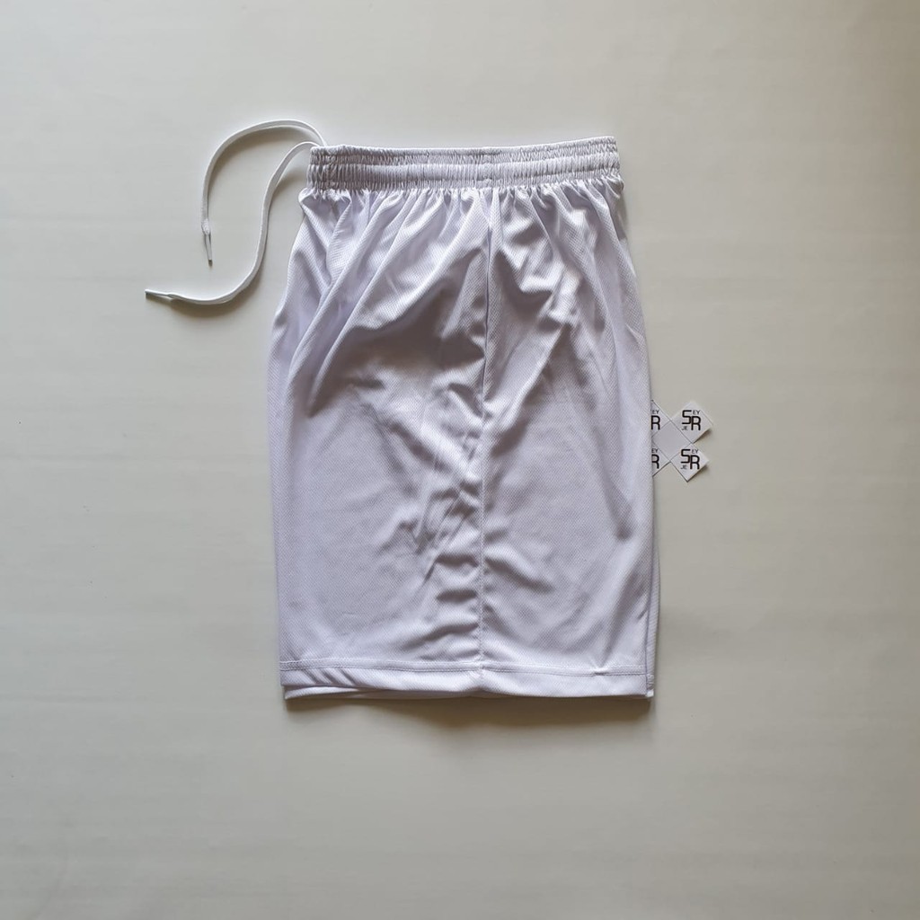 100rb dpt 4pcs celana polos kolor pendek olahraga sport santai merah biru putih hitam navy TERBAIK-4