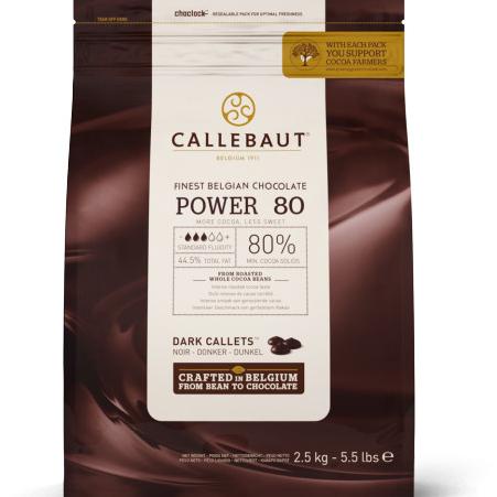 termurah Callebaut Dark Chocolate POWER 80 2.5 kg