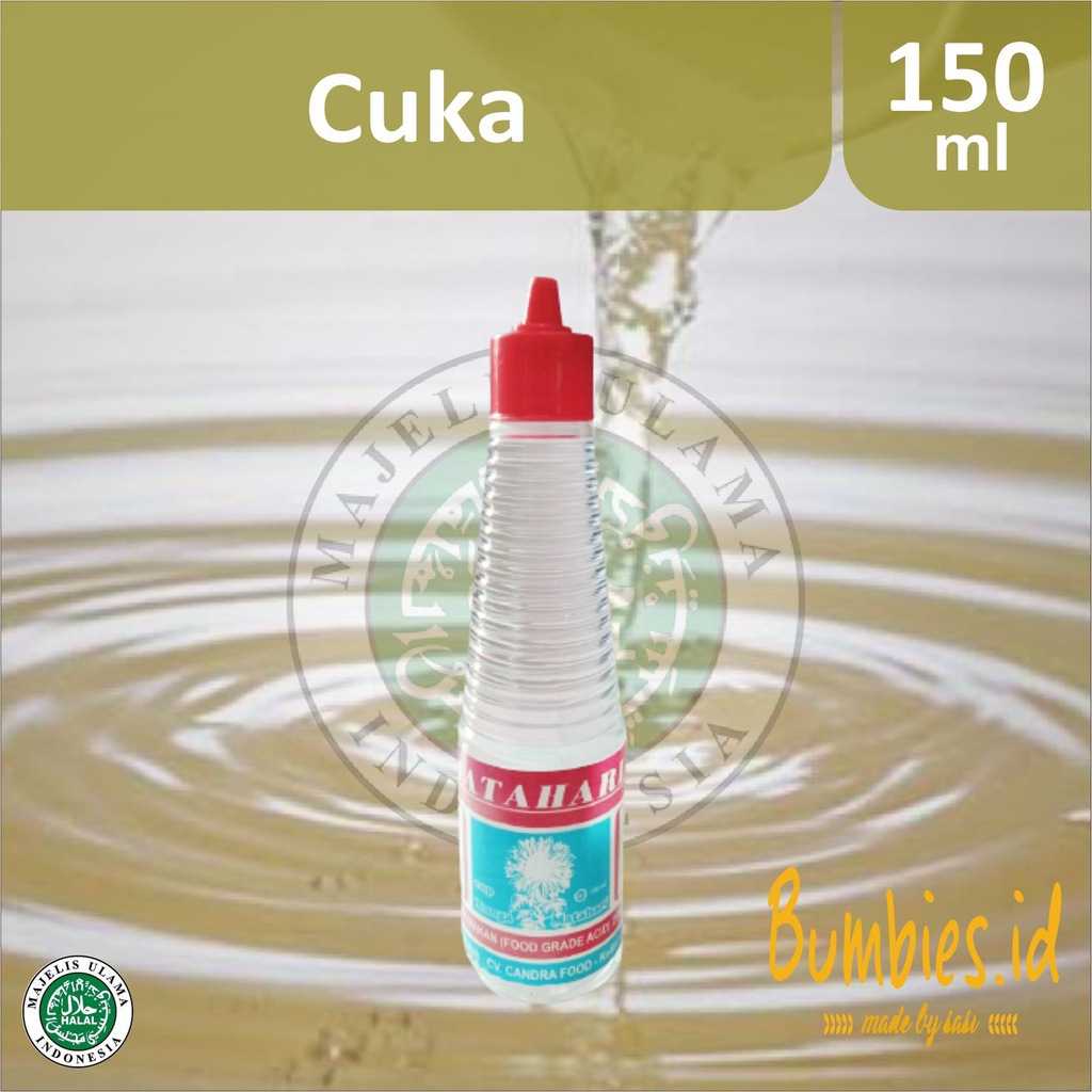 Cuka organik 𝐍𝐎𝐍 𝐌𝐒𝐆 Cap Bunga Matahari 150ml (HALAL) Penyedap rasa