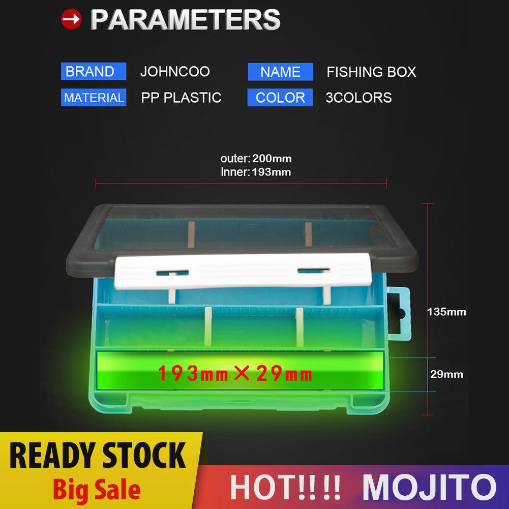 Kotak Penyimpanan Umpan Pancing Dengan Sekat Dapat Dilepas