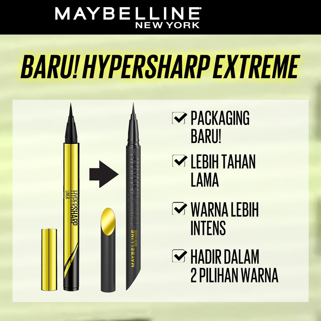 ★ BB ★ Maybelline Hypersharp Extreme Liquid Eyeliner - Eye MakeUp - Waterproof Eyeliner