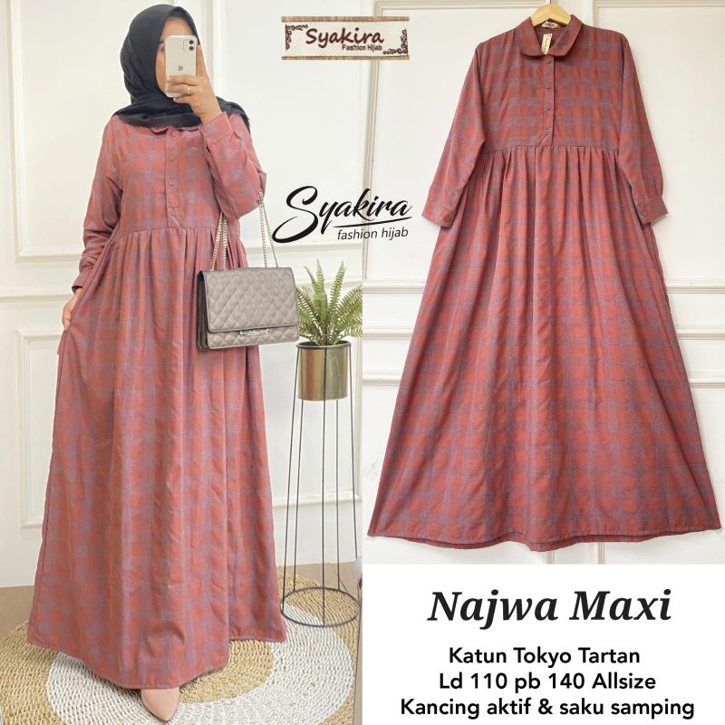 RESTOK NAJWA MAXI ORI SYAKIRA HIJAB SOLO
