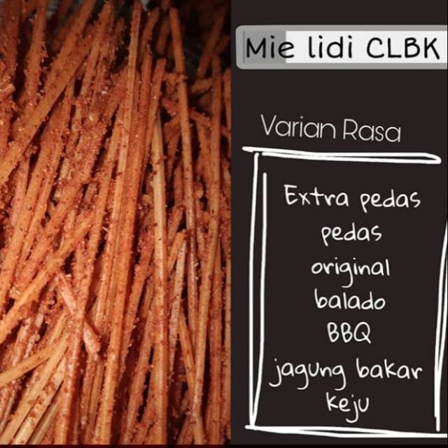 

Mie lidi lidian clbk 40gram