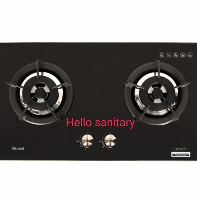Kompor Tanam Rinnai Kaca Rb 2 Gh C Bk/Kompor Tanam Rinnai Rb 2 Gh C Bk Ordershayy