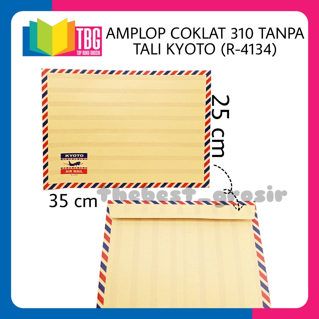 

AMPLOP COKLAT 310 TANPA TALI KYOTO / AMPLOP LAMARAN KERJA (R-4134)