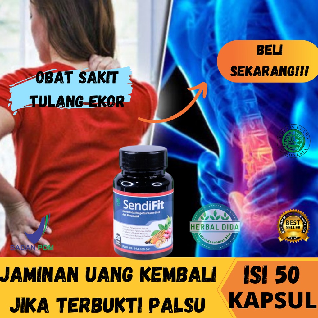 SENDIFIT 100% ORIGINAL BPOM, Obat Tulang Belakang Ekor Rusuk, Obat Nyeri Tulang Ekor, Obat Herbal Tu