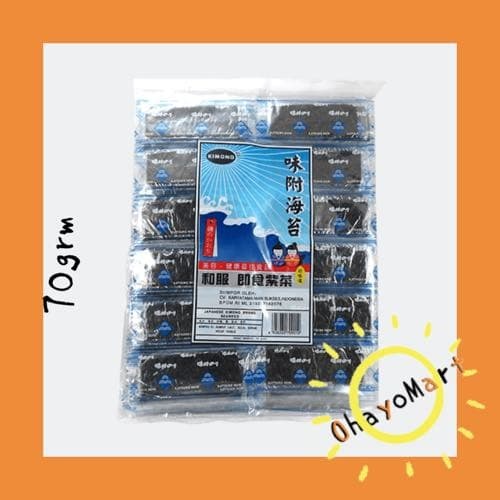 

Siap Krim Japanese Kimono Brand Seaweed/ Rumput Laut/ Ajitsuke Nori Seaweed