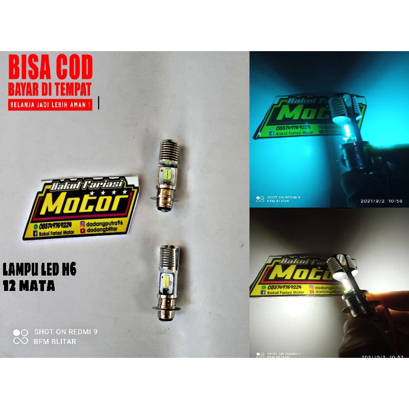 lampu led motor h6