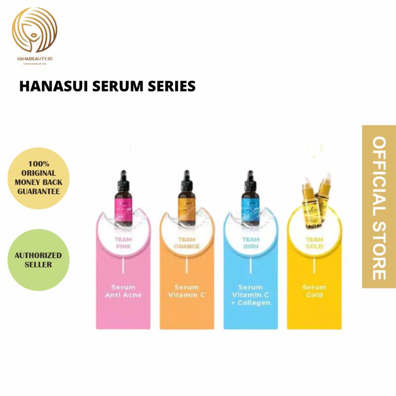 [HANASUI] HANASUI SERUM WHITENING GOLD VIT C ANTI ACNE VIT C + COLLAGEN 20ml