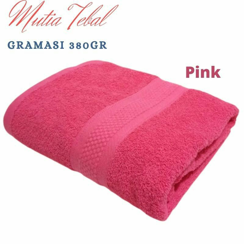 Rc Promo Beli Handuk Mutia Jumbo Tebal Warna Pink Uk 65×140 Free Warna Pink