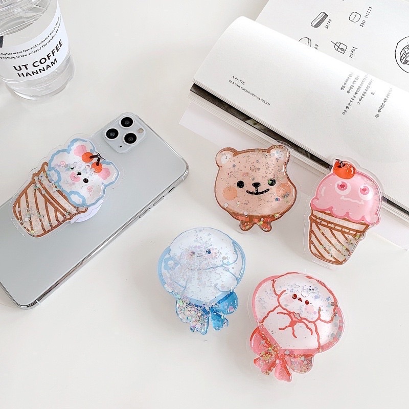 POP SOCKET JOLINE / POPSOCKET GLITER CARTOON KARAKTER IMUT / GRIPTOK RING RESIN AKRILIK/ PHONE HOLDER MOTIF KARTUN LUCU / PHONE GRIP / POP SOCKET GLITTER LIQUID / CUTE QUICKSAND DISNEY / POPSOCKET GLITER MOTIF BUNGA / FLOWER FLORAL SERIES