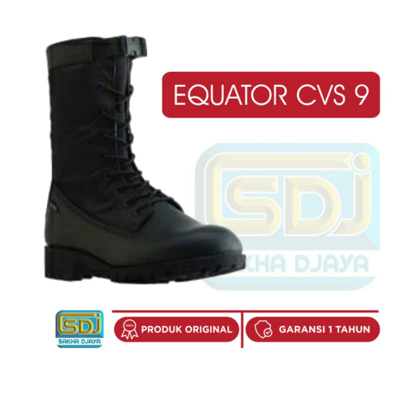 SEPATU TACTICAL BOOTS LAARZ BARKLEY BLACK EQUATOR CVS 9 T BOOTS