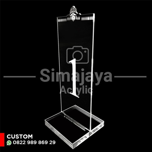 

nomor meja acrylic cv004