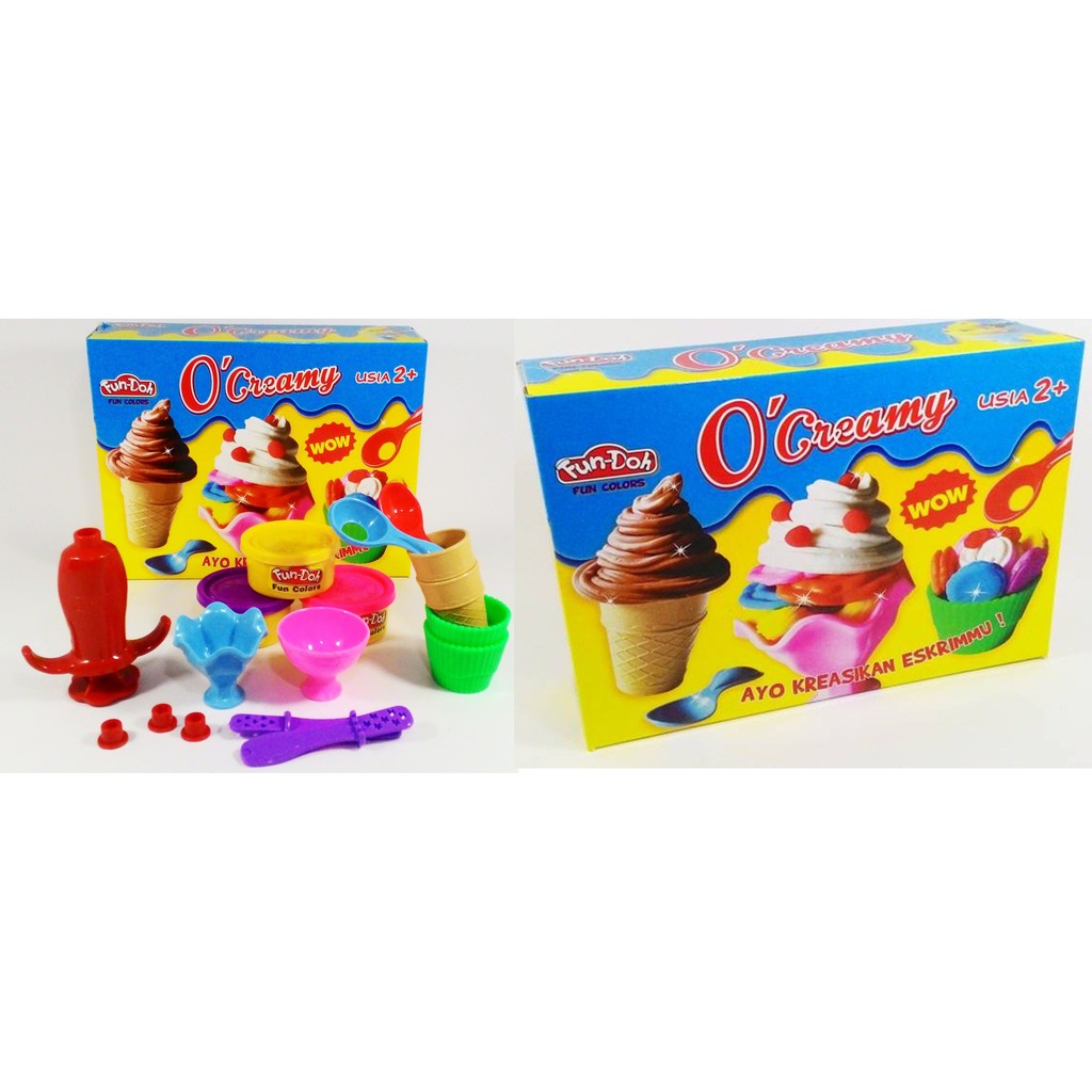 FUN DOH O CREAMY / DOUGH O CREAMY ( MAINAN ANAK )