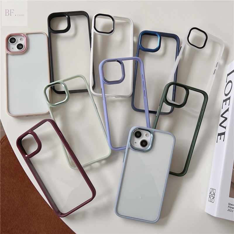 Hard Case Pelindung Lensa Bahan Akrilik Transparan Untuk Iphone 11 11pro 11promax