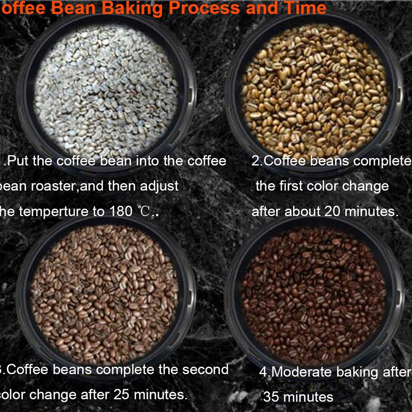800G Listrik Mesin Kopi Espresso Coffee / Mesin Pemanggang Kopi / Bean Roasting Machine / Maker Alat