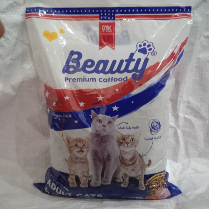 Beauty Cat Repack 1kg Makanan Kucing Beauty