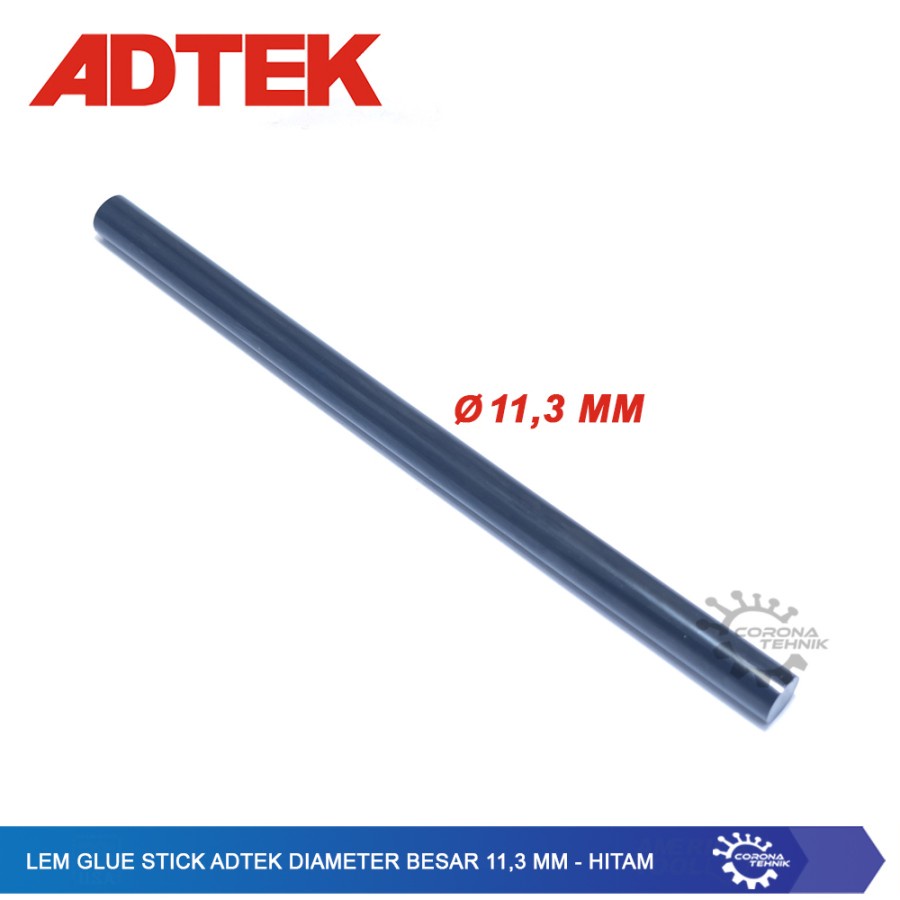 Lem Glue Stick ADTEK Diameter Besar 11,3 mm - Hitam