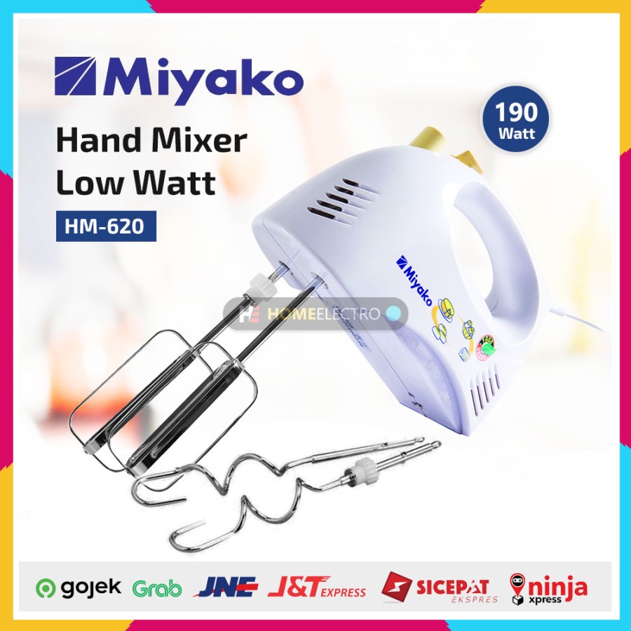 Hand Mixer Miyako HM-620 Low Watt - Hemat Energi