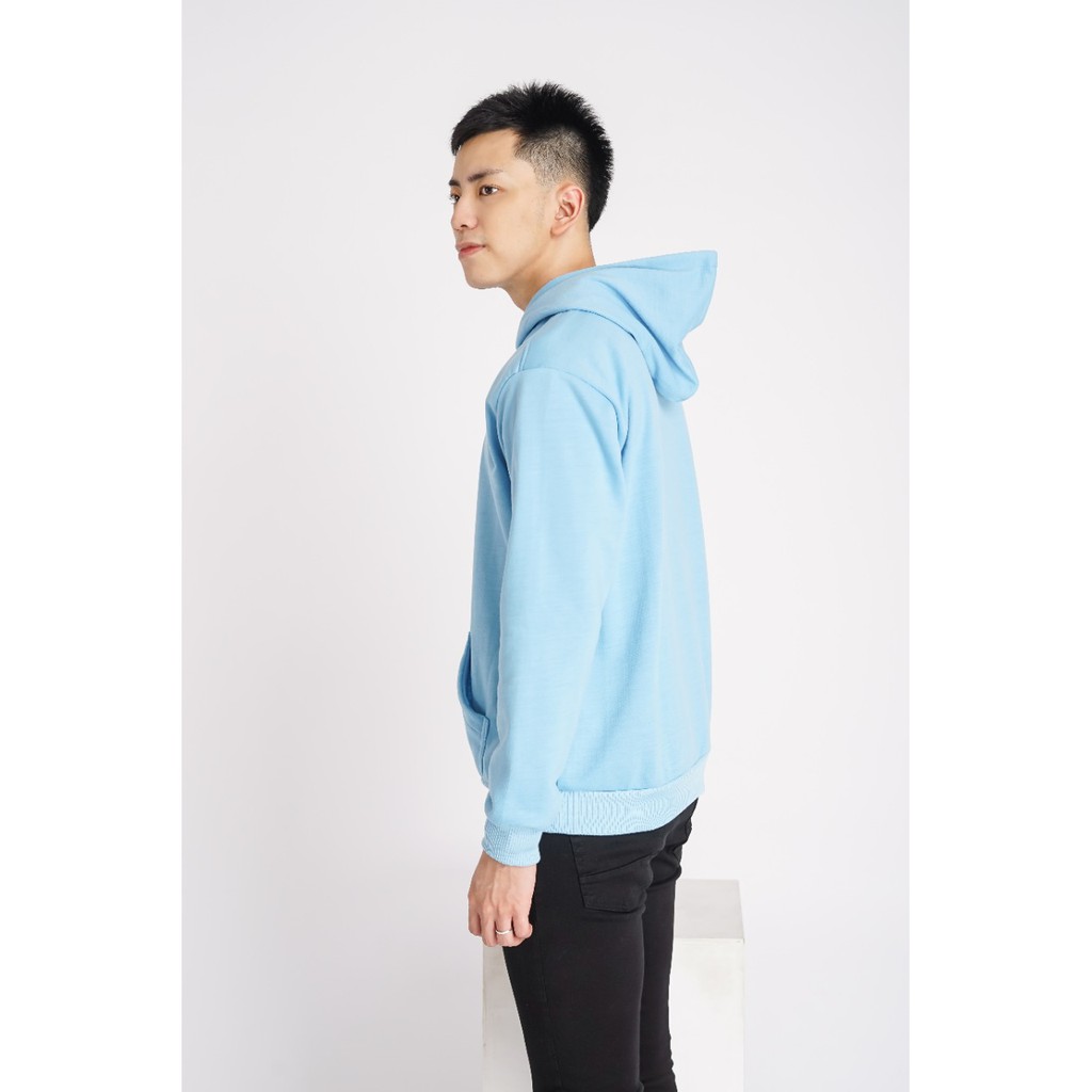 MUKZHOP - HOODIE POLOS TTL BIRU MUDA