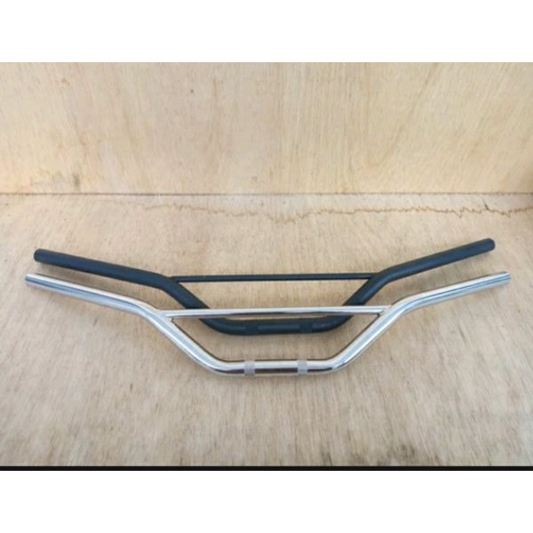 Stang Trail Vintage Hitam Crhoom Suzuki Ts 100 125 A  Yamaha Dt Yt Dll