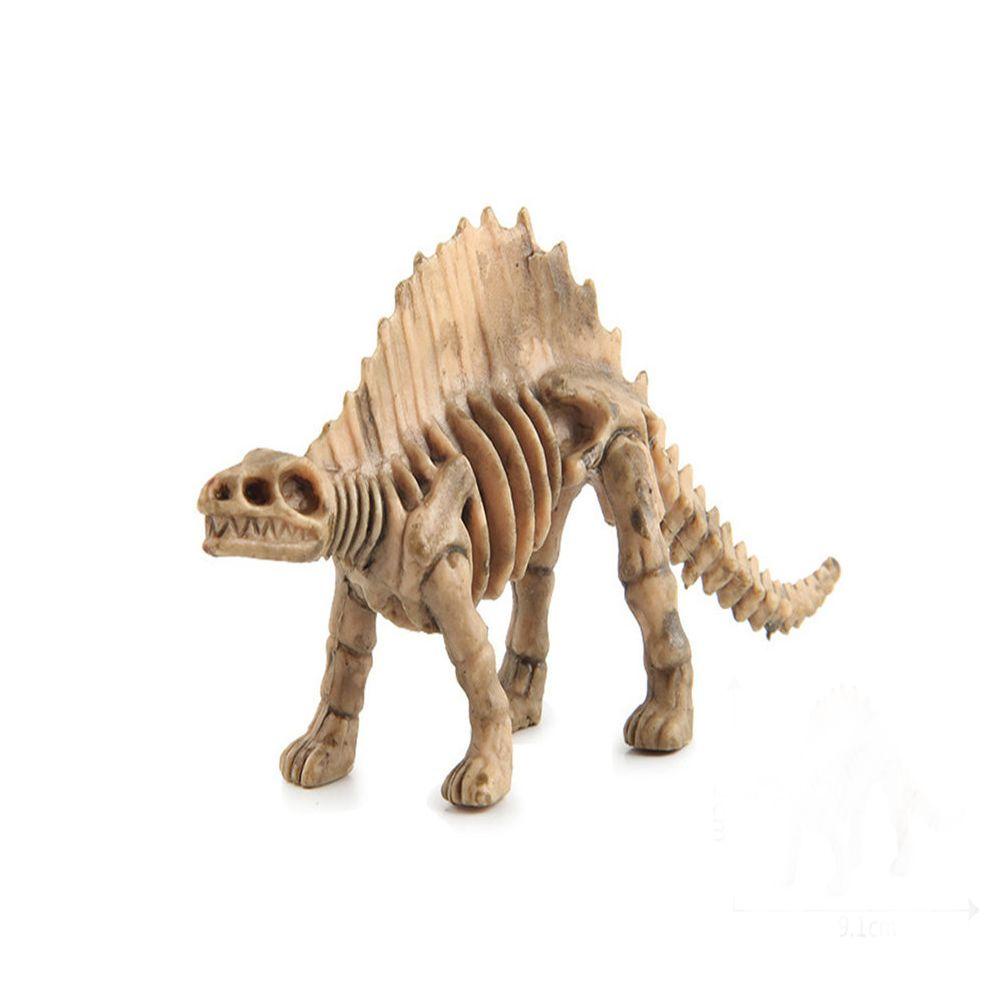 【 ELEGANT 】 Patung Set Model Dekorasi Rumah Aksi Kreatif Lucu Dinosaurus Skeleton