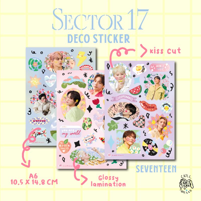 

SEVENTEEN SECTOR 17 DECO STICKER