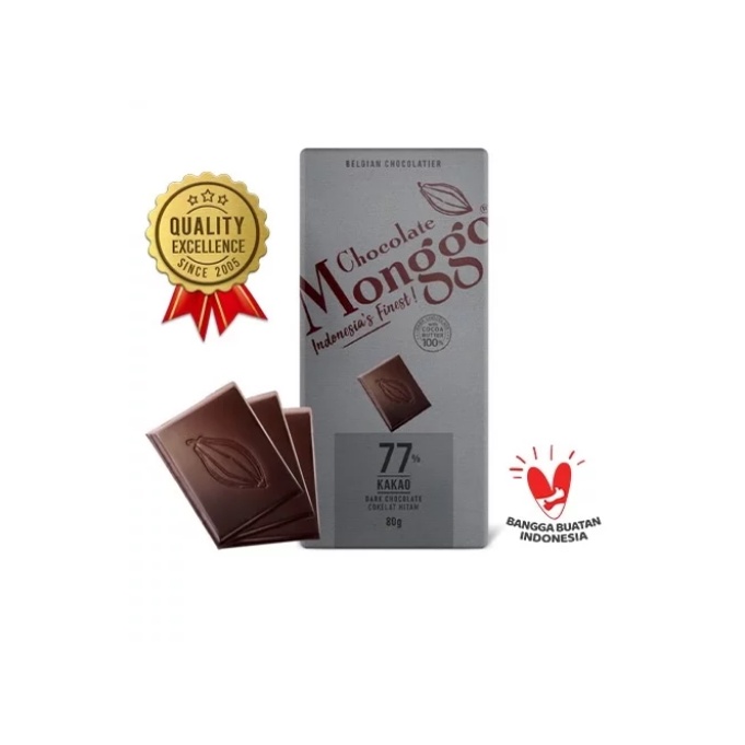 

Monggo Dark Chocolate 77 persen of Cocoa