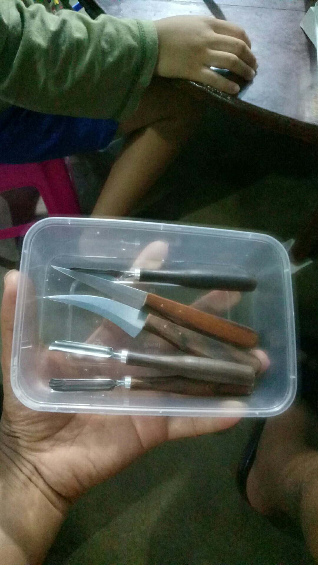 Pisau Ukir Buah / Pisau Garnish / Pisau Carving - 1 Set Isi 5 & 7 Pisau Super Quality